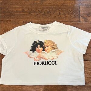 Fiorucci White Angel Graphic Tee